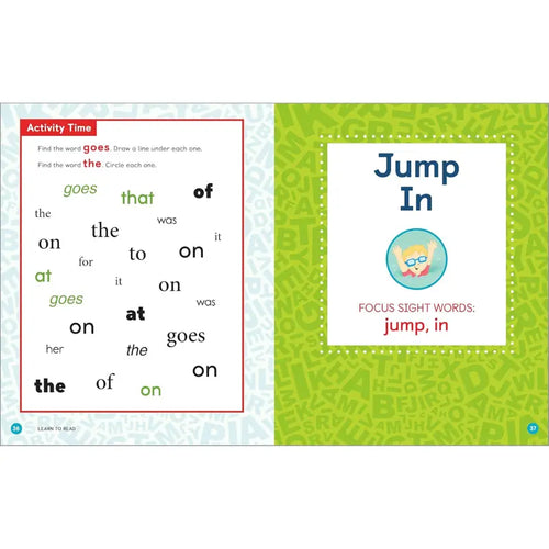 Sight Words Storybook: 25 Simple Stories & Activities for Beginner Readers