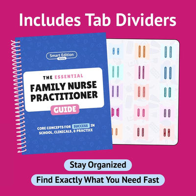 346-Page Essential Family Nurse Practitioner Paper Book